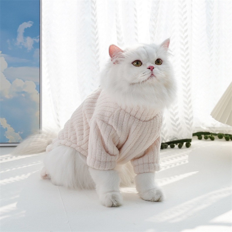 Fleece Pet Four-Legged Pajamas with Harness D-Ring