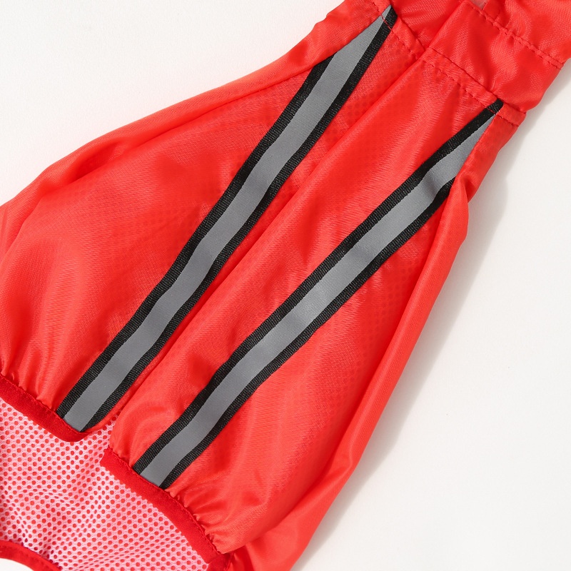 Full Body Dog Raincoat with Clear Visor Hood