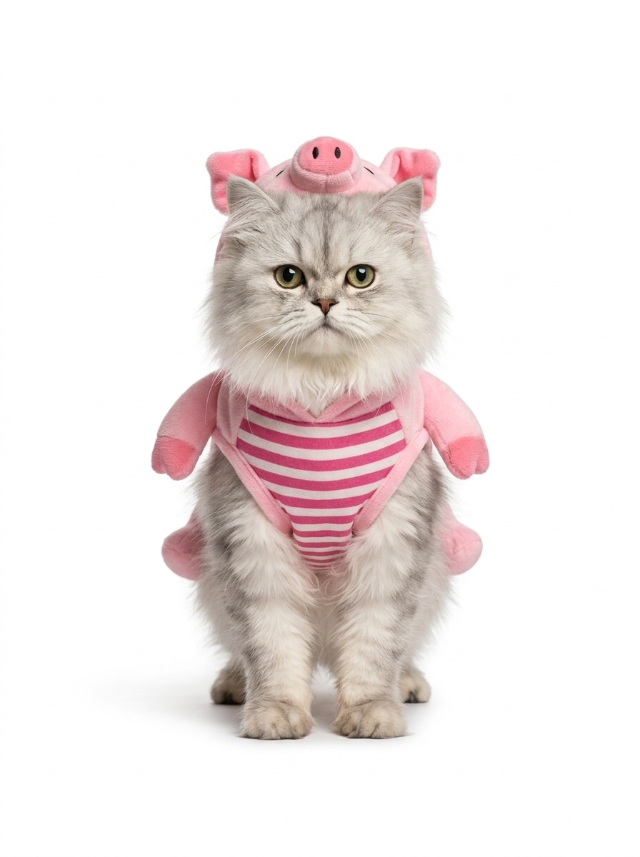 Plush Striped Animal Dog Toy