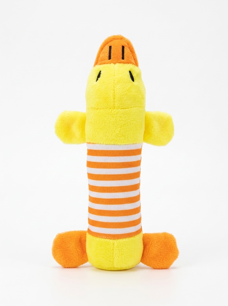 Plush Striped Animal Dog Toy