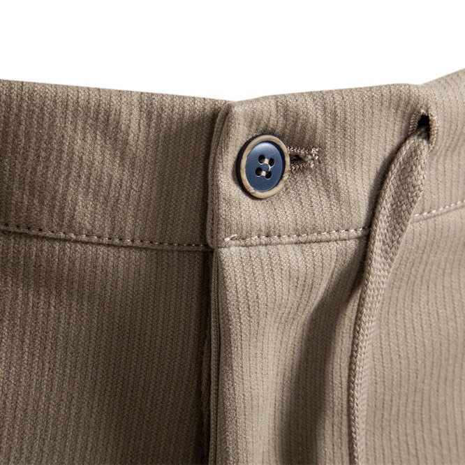 Thickened Business Casual Men's Trousers for Autumn and Winter