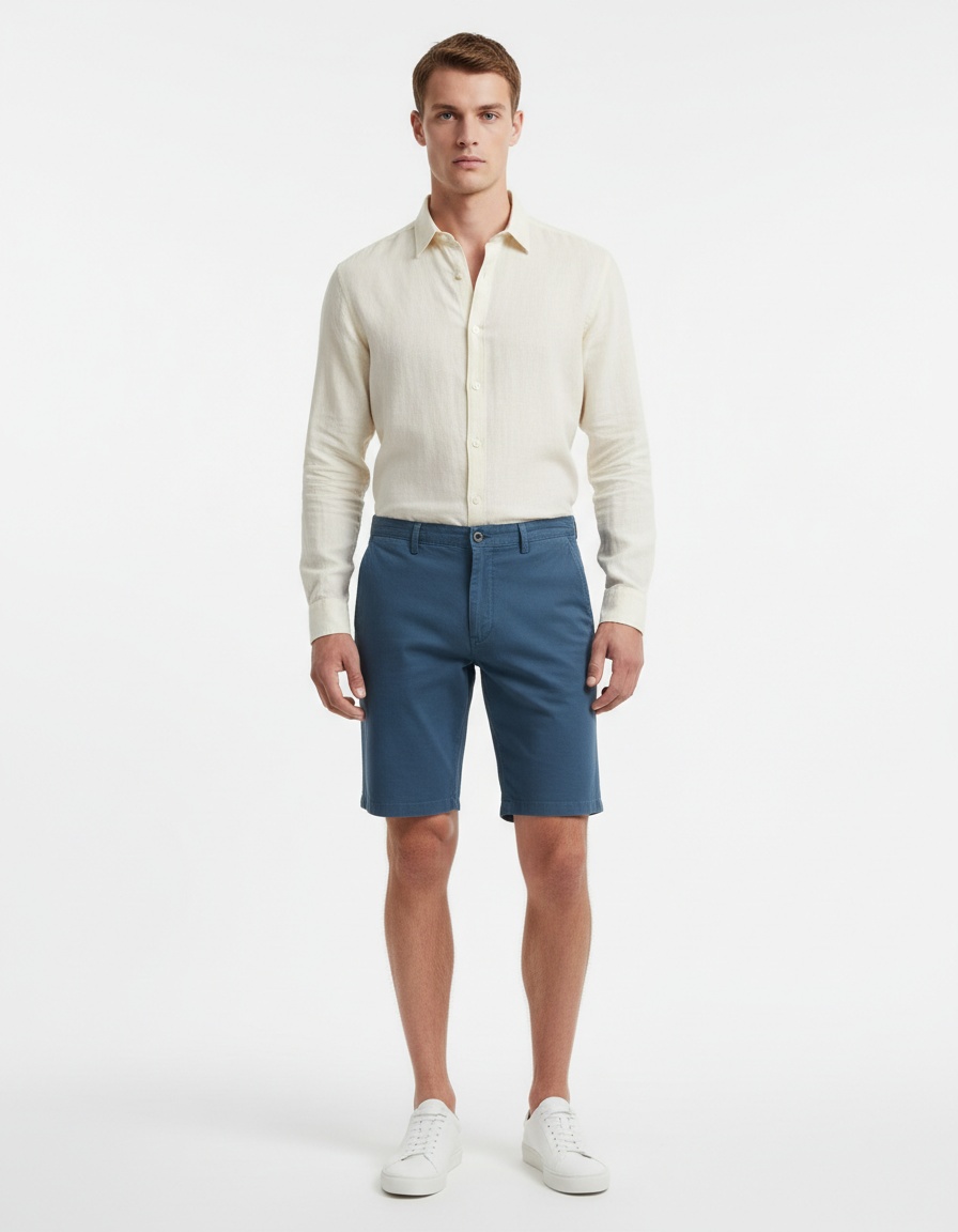 Short d'été pour homme à jambes droites avec poches cargo décontractées