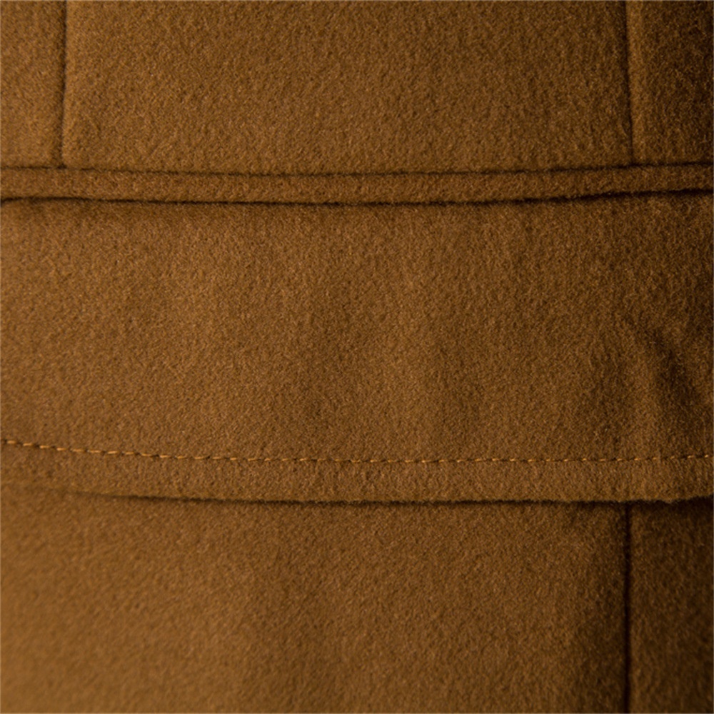 Winter Lapel Collar Coat for Men's Casual Outdoor Wear