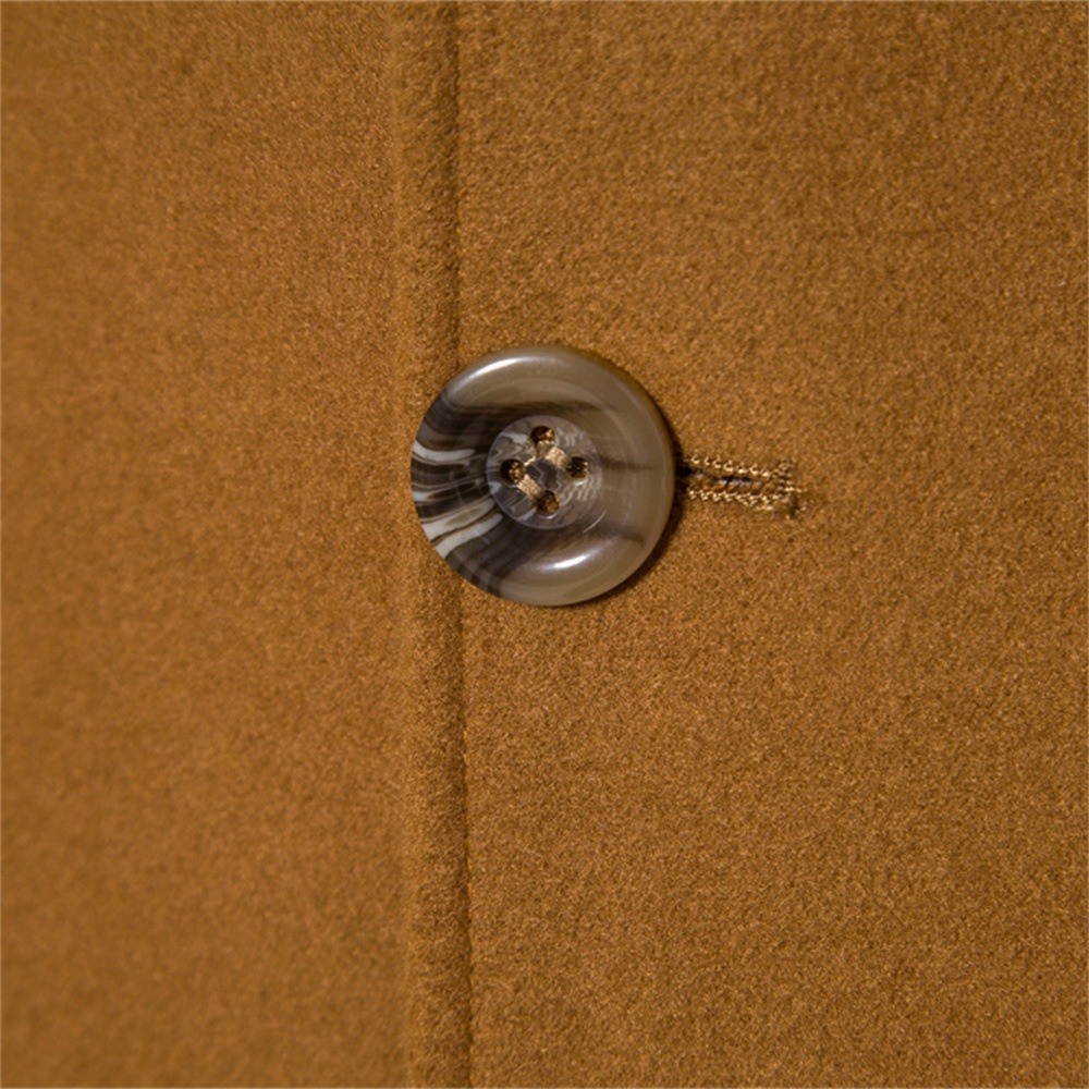 Winter Lapel Collar Coat for Men's Casual Outdoor Wear