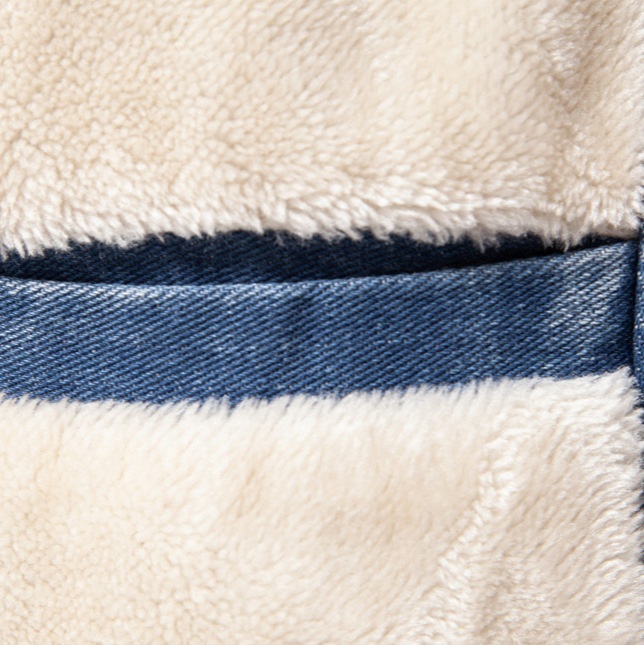 Premium Fleece-Lined Washed Men's Jacket for Autumn and Winter Casual Wear