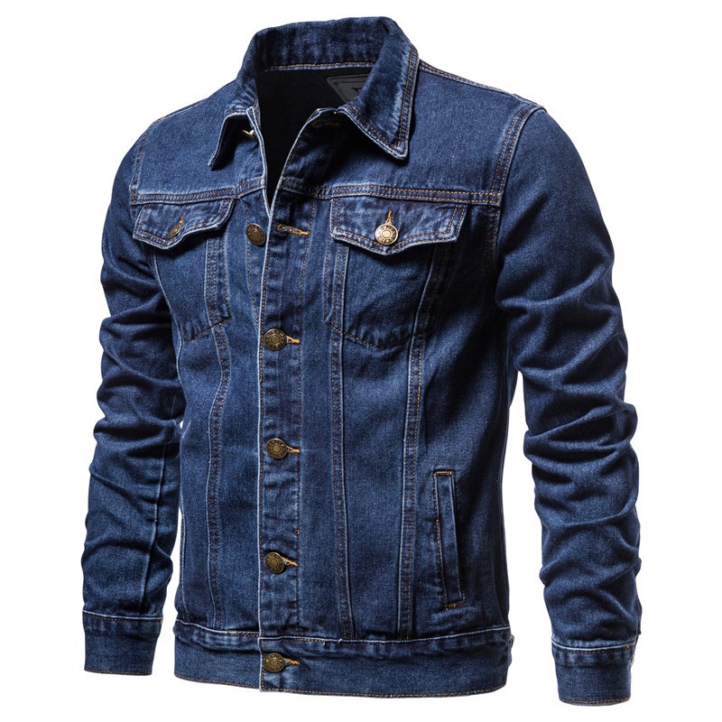 Slim Fit Autumn/Winter Men's Denim Jacket