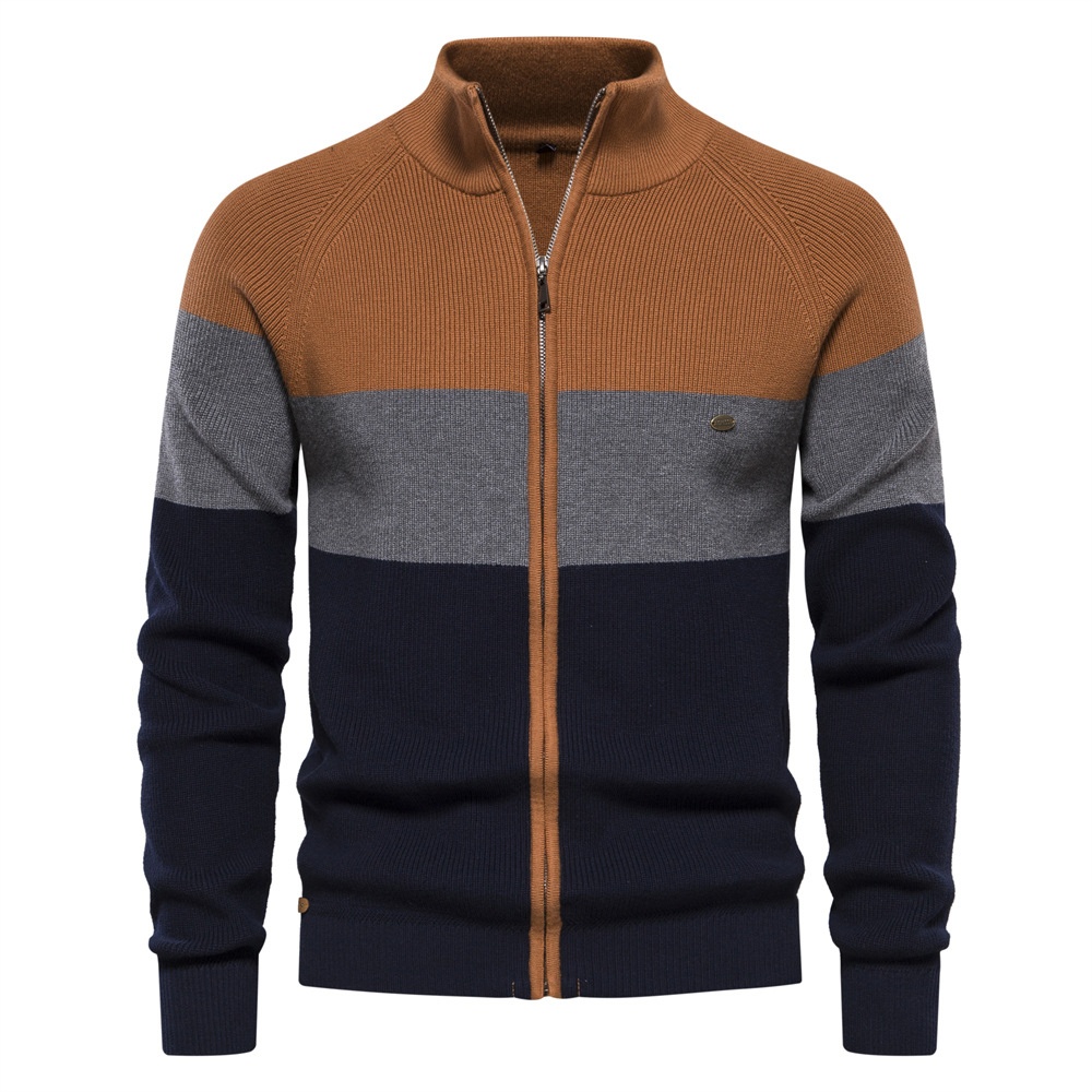 Premium Knitted Autumn and Winter Casual Men's Cardigan with Warm Breathable Finish