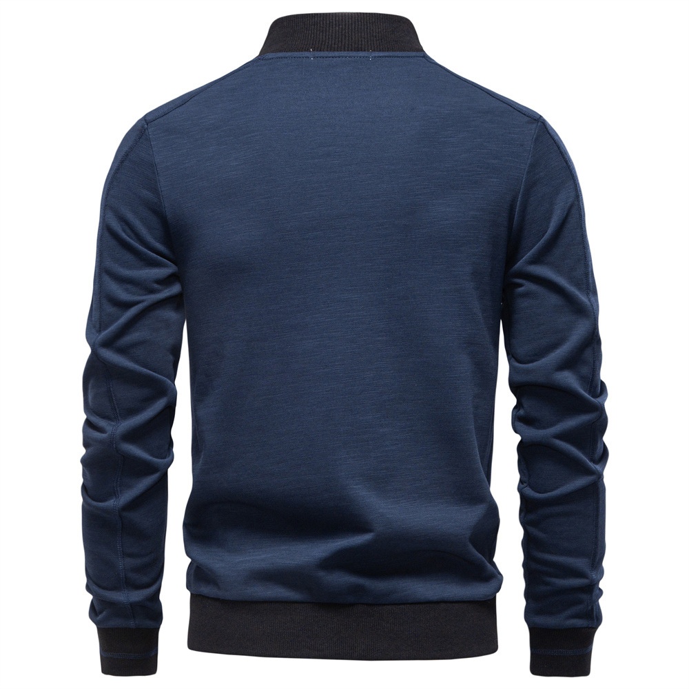 Men's Lightweight Baseball Collar Autumn Winter Business Casual Jacket