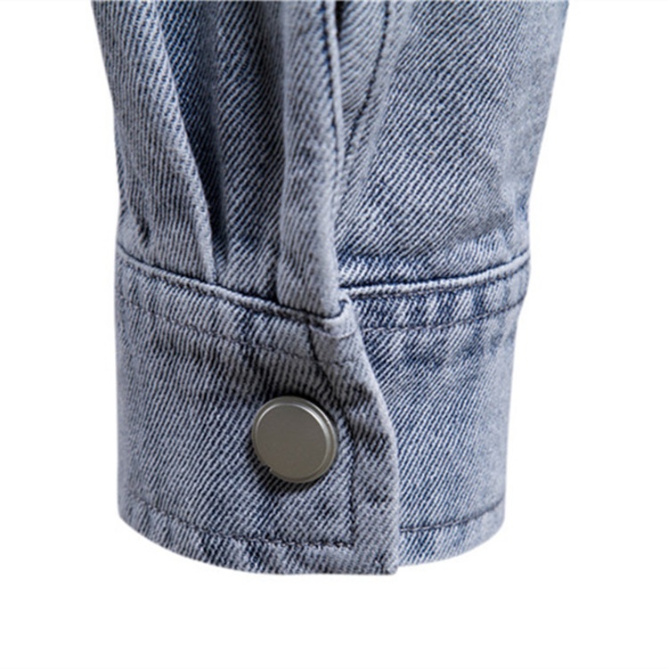 Men's Denim Jacket for Spring and Autumn Casual Wear