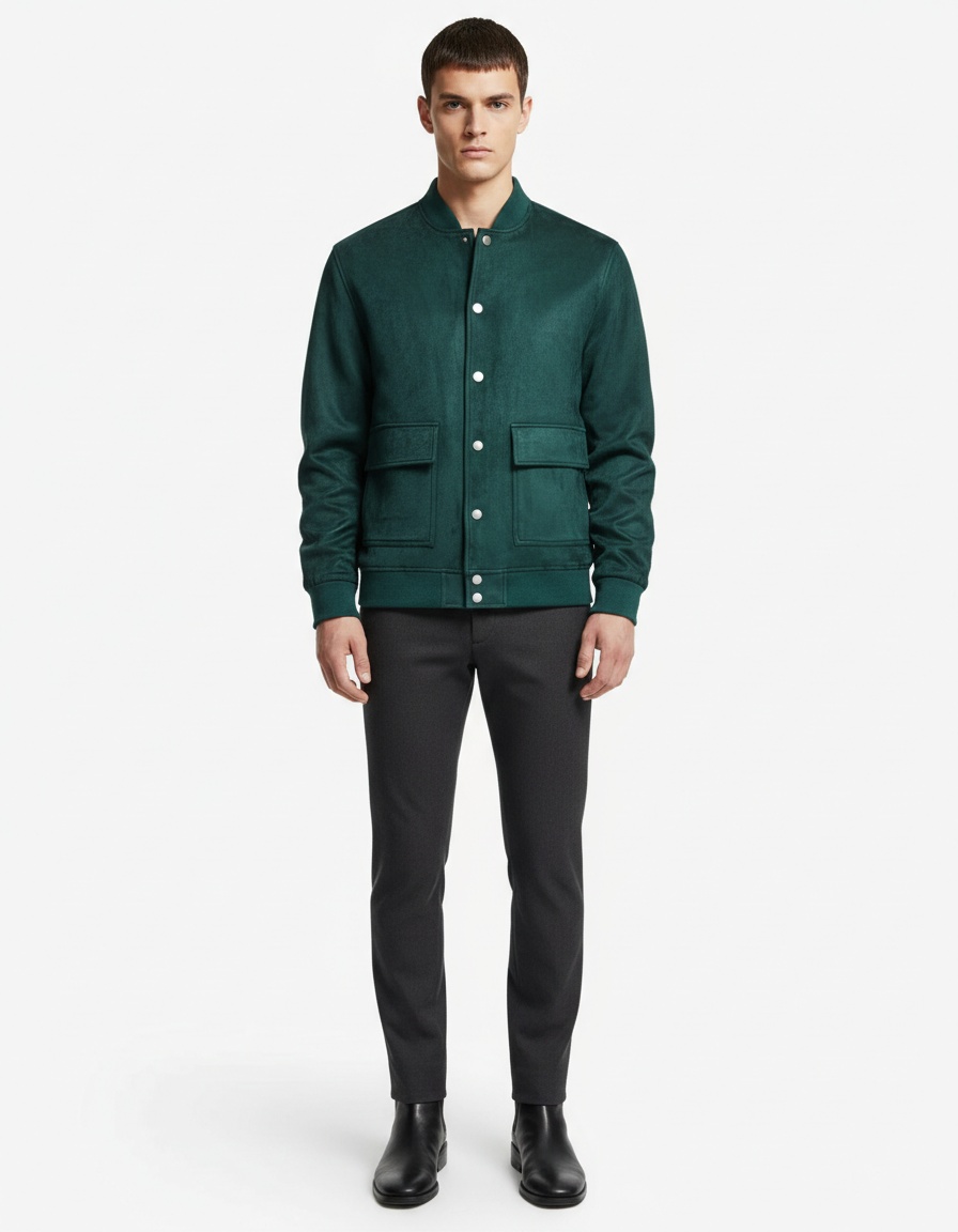 Stand Collar Autumn/Winter Casual Men's Jacket