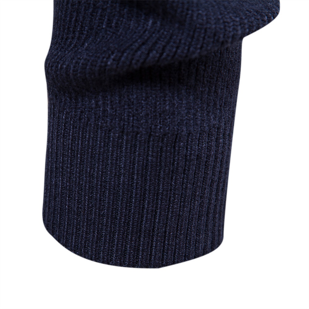 Casual Long Sleeve Zippered Men's Cardigan for Autumn and Winter Knitwear