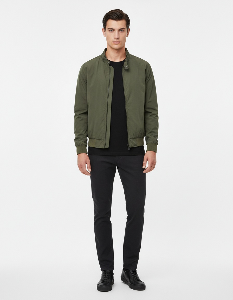 Fashionable Slim Fit Casual Men's Spring and Autumn Lightweight Jacket