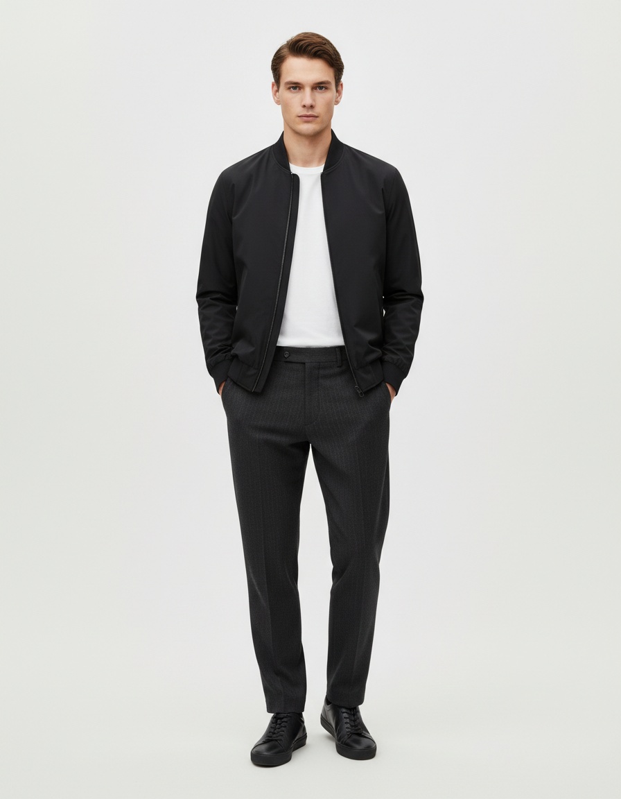 Fashionable Slim Fit Casual Men's Spring and Autumn Lightweight Jacket