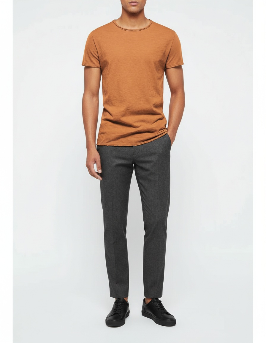 T-shirt d'été respirant et ajusté pour homme