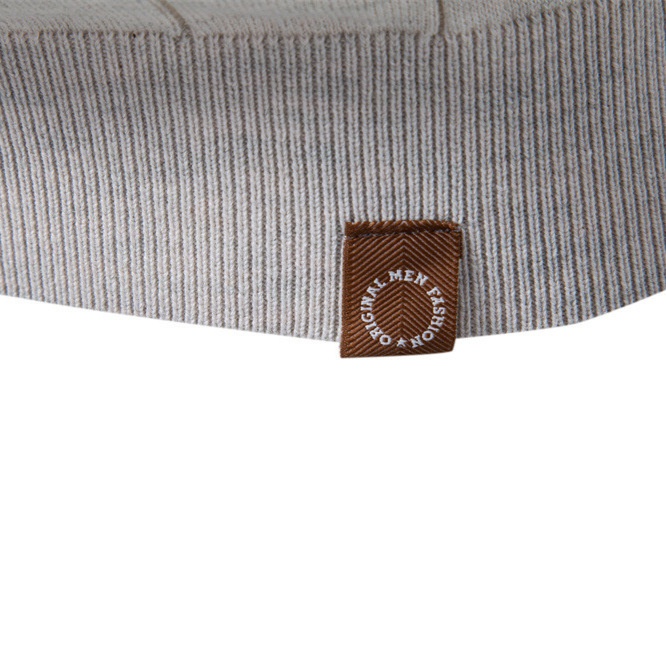 Crew Neck Knitted Men's T-Shirt for Business Casual Spring and Summer Wear