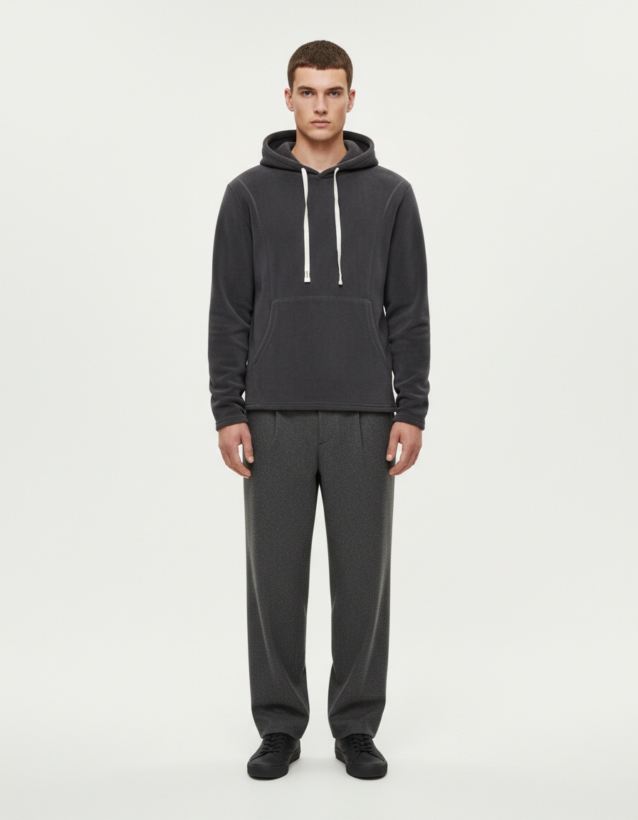 Plaid Knit High-Elastic Long-Sleeve Base Layer for Men's Winter Casual Wear