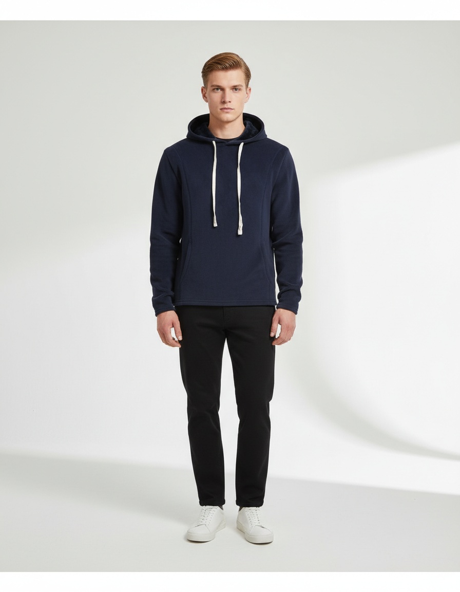 Plaid Knit High-Elastic Long-Sleeve Base Layer for Men's Winter Casual Wear