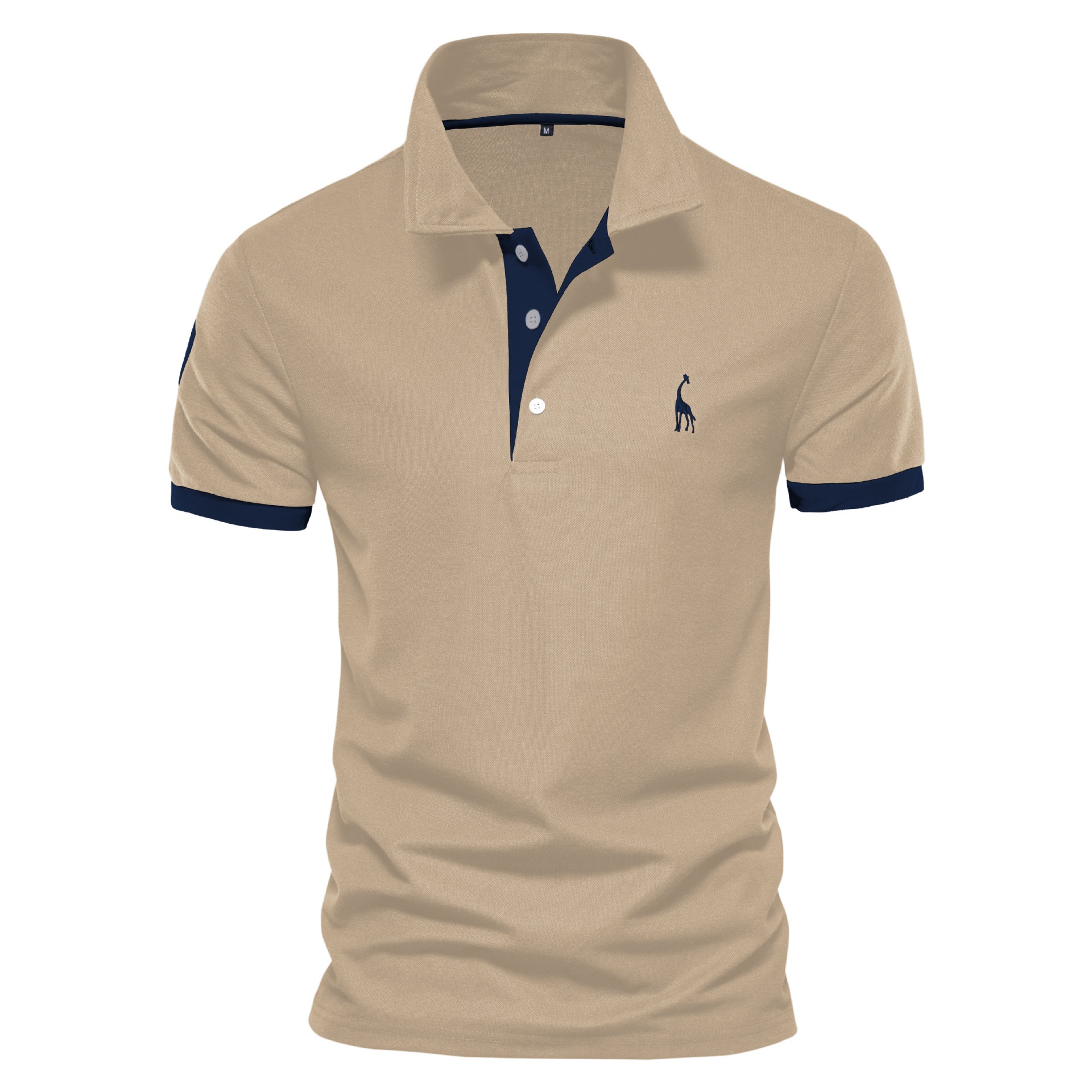 Breathable Short Sleeve Polo Shirt with Embroidery logo for Men