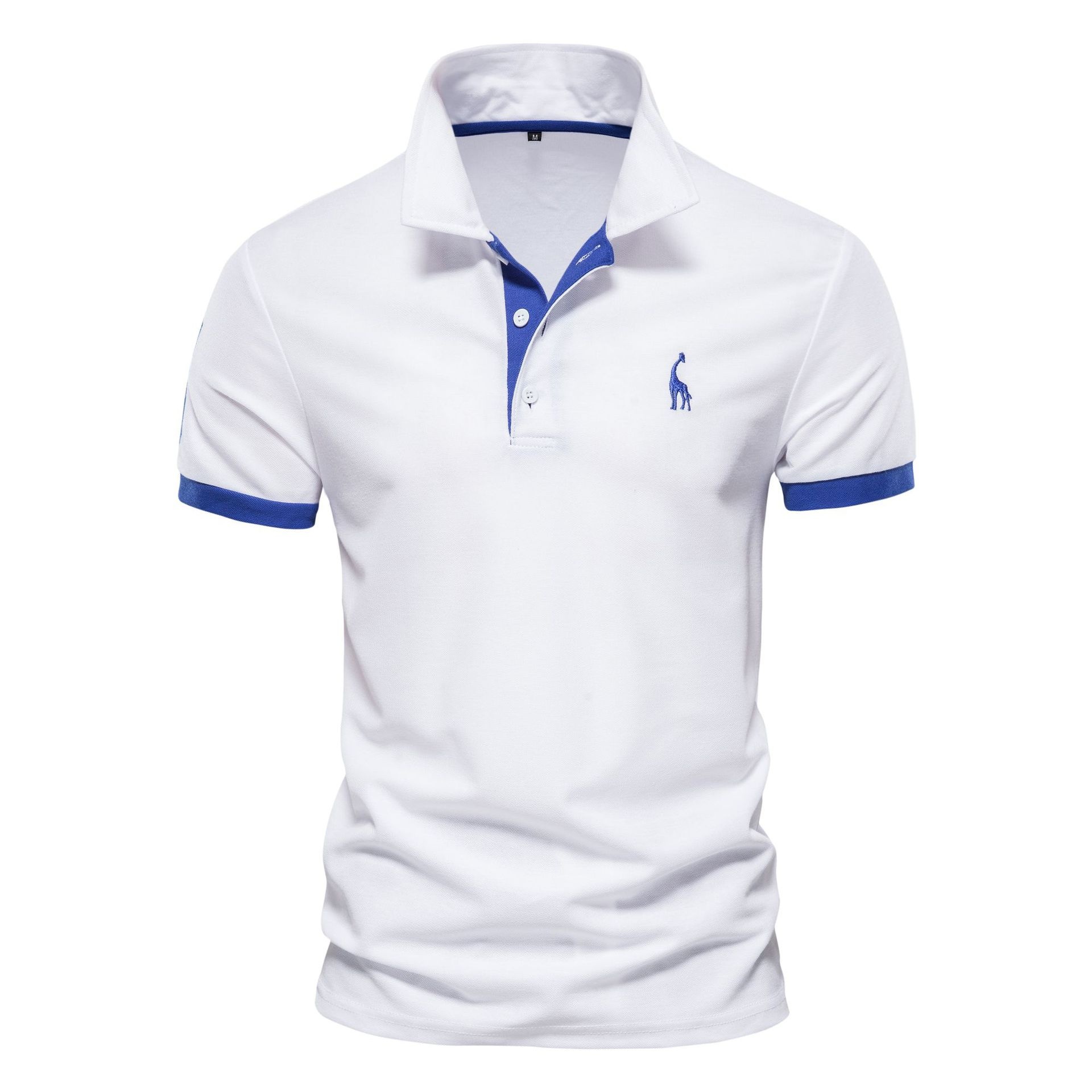 Breathable Short Sleeve Polo Shirt with Embroidery logo for Men