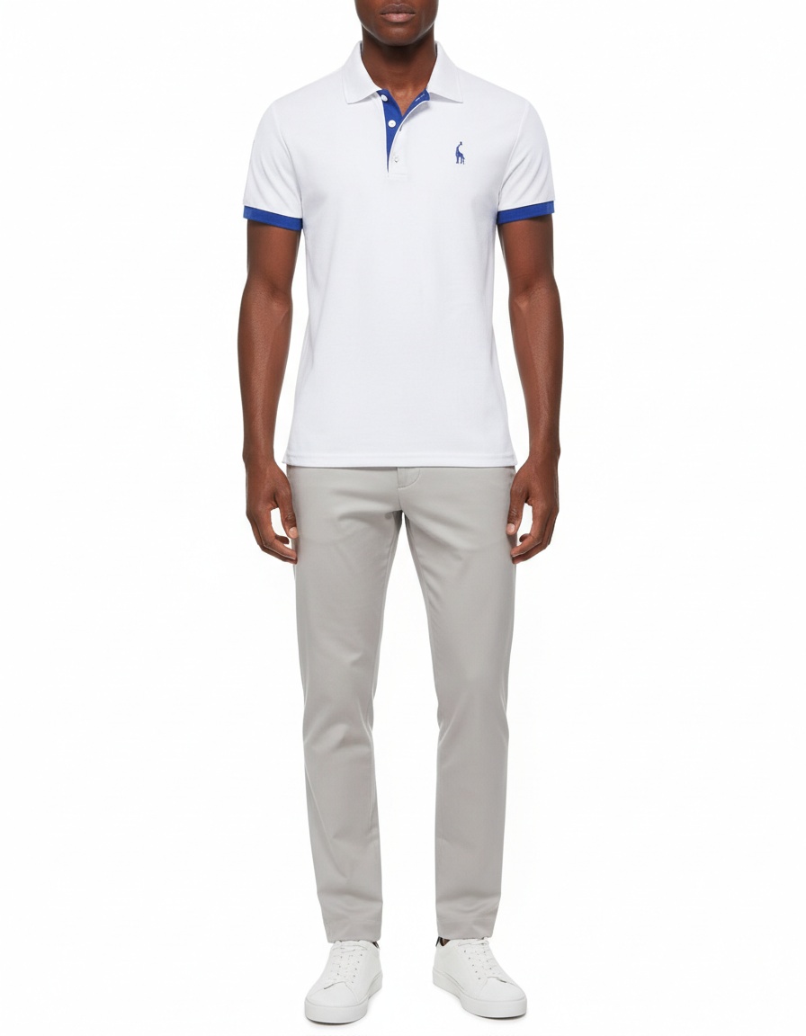 Breathable Short Sleeve Polo Shirt with Embroidery logo for Men