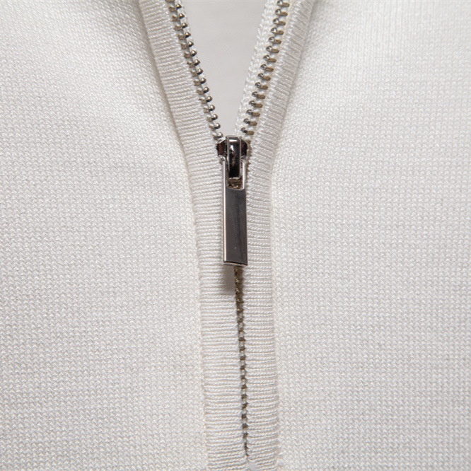 Knitted Business Casual Short Sleeve Men's Polo Shirt with Lapel Collar