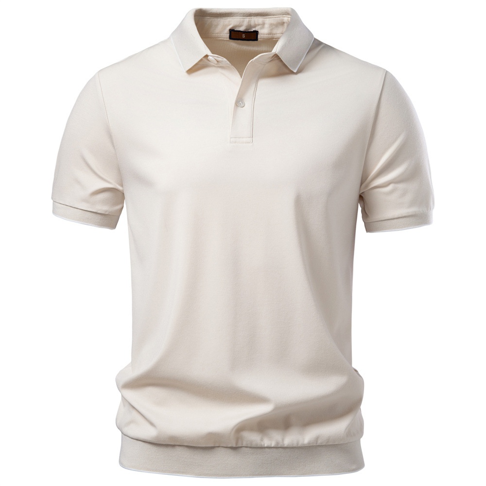 Breathable Summer Business Casual Men's Polo Shirt