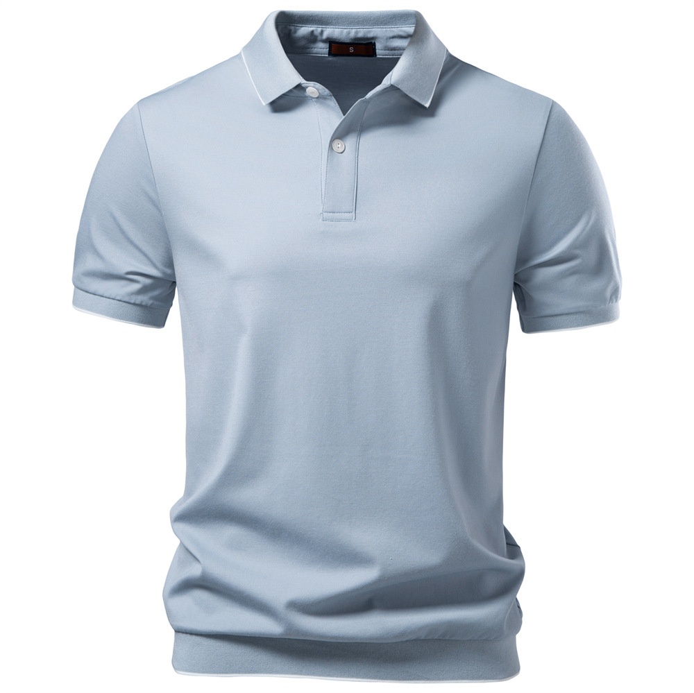Breathable Summer Business Casual Men's Polo Shirt