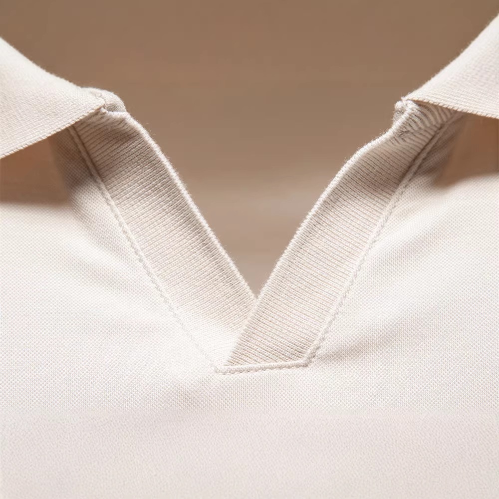 Short-Sleeve Business Polo for Men's Casual Summer Wear