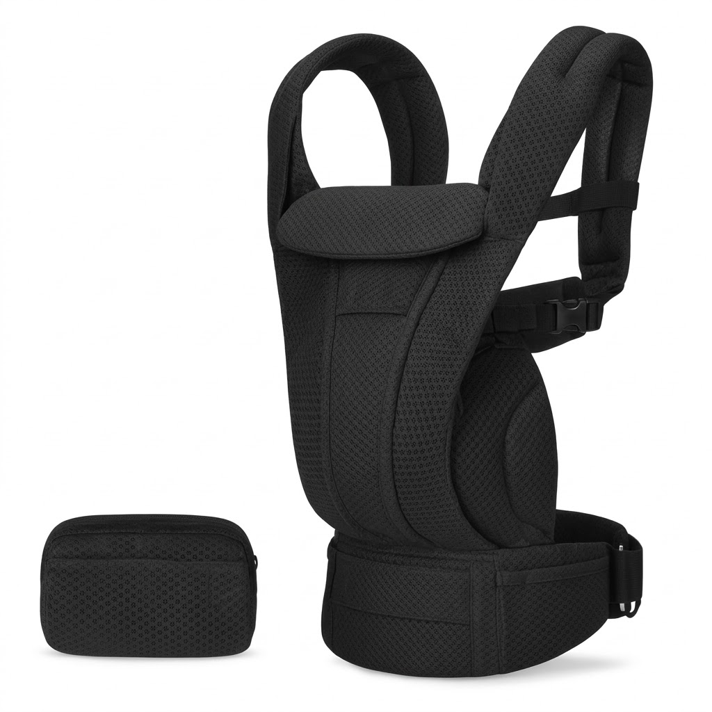 Ergonomic All-in-One Baby Carrier with Breathable Mesh Ver2