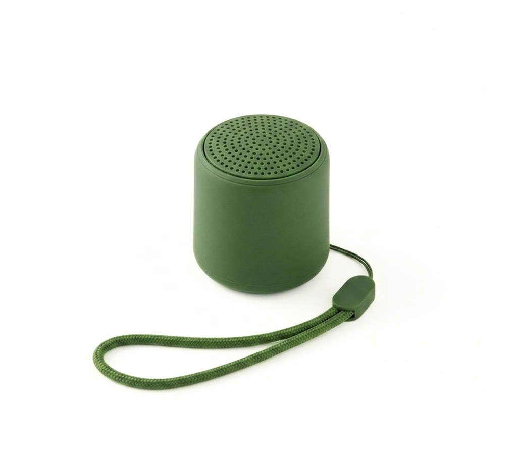 Mini Portable Bluetooth 5.3 Speaker with Deep Bass, 2-10 Hours Playtime, Lightweight Design & Carrying Strap for On-The-Go Audio