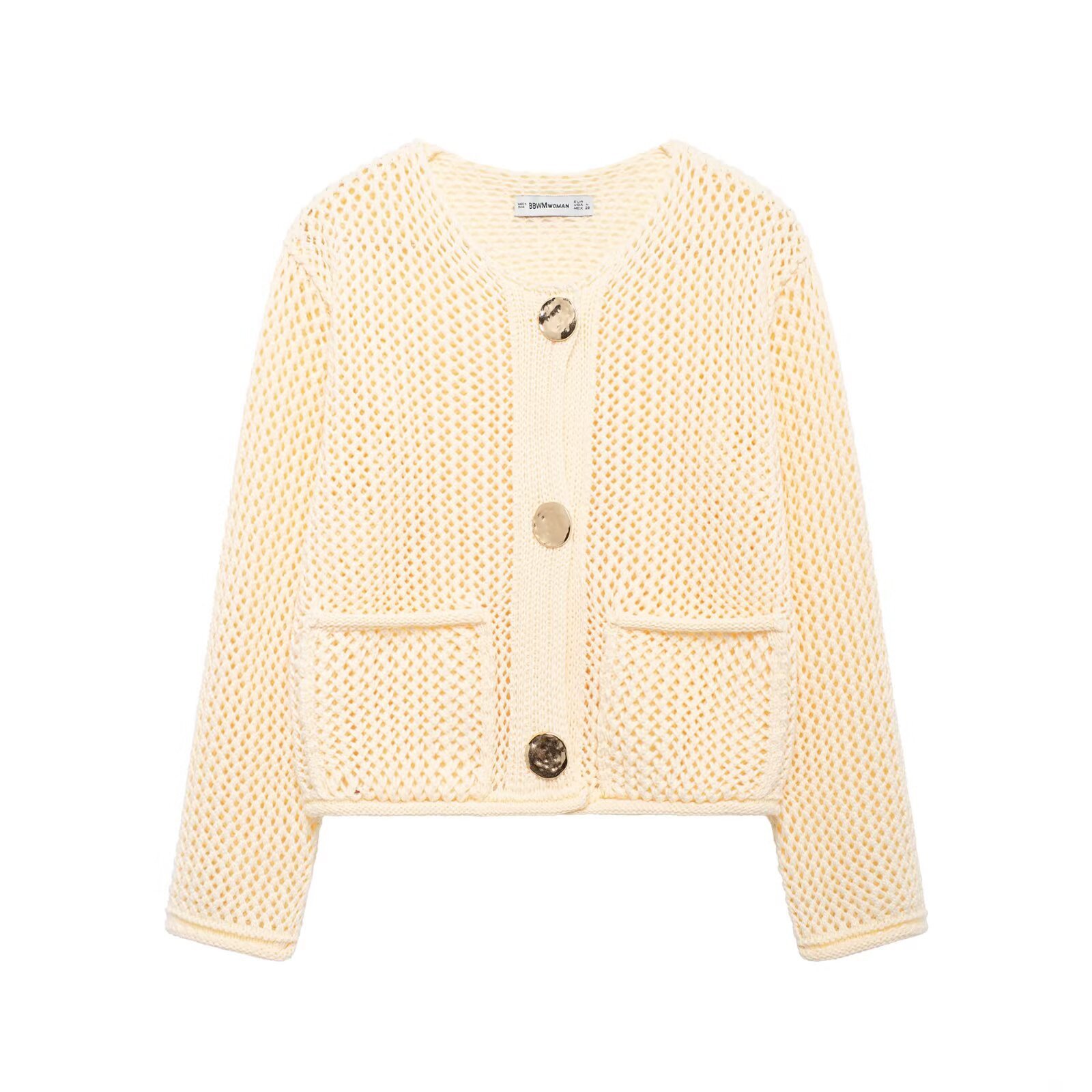Chunky Knit Cardigan - Trendy European Style Outerwear KUN-00145