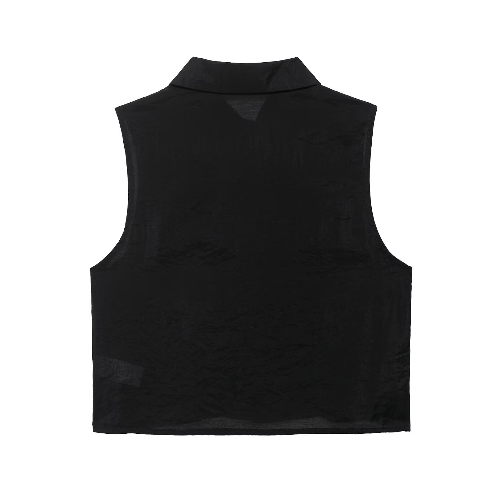 Women's Semi-Sheer Layered Top - European Style KUN-00097