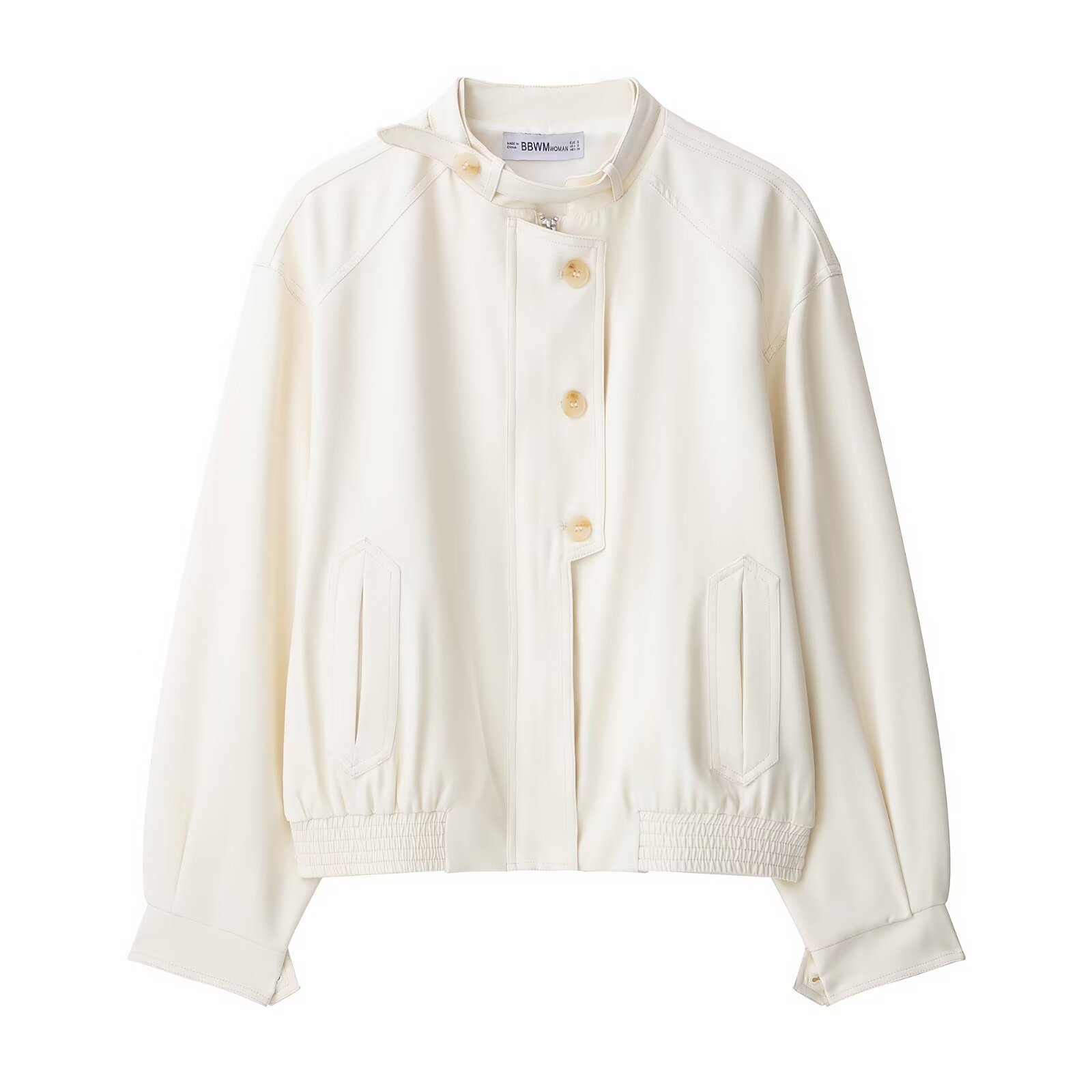 Conjunto de chaqueta con botones y pantalón plisado estilo occidental para mujer KUN-00120