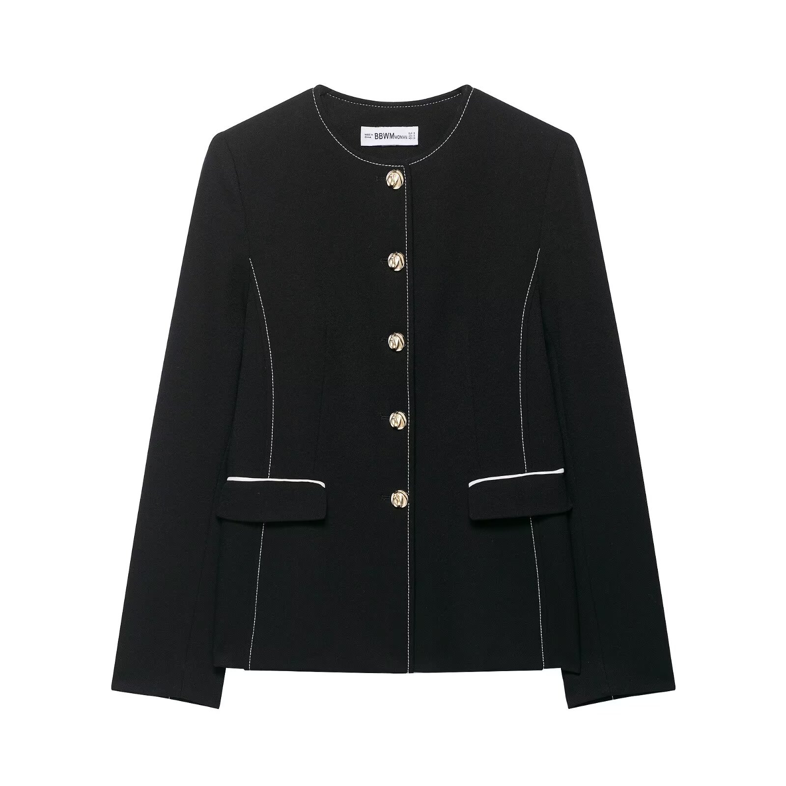 Women's Blazer Dress Suit - Trim Detail KUN-00018