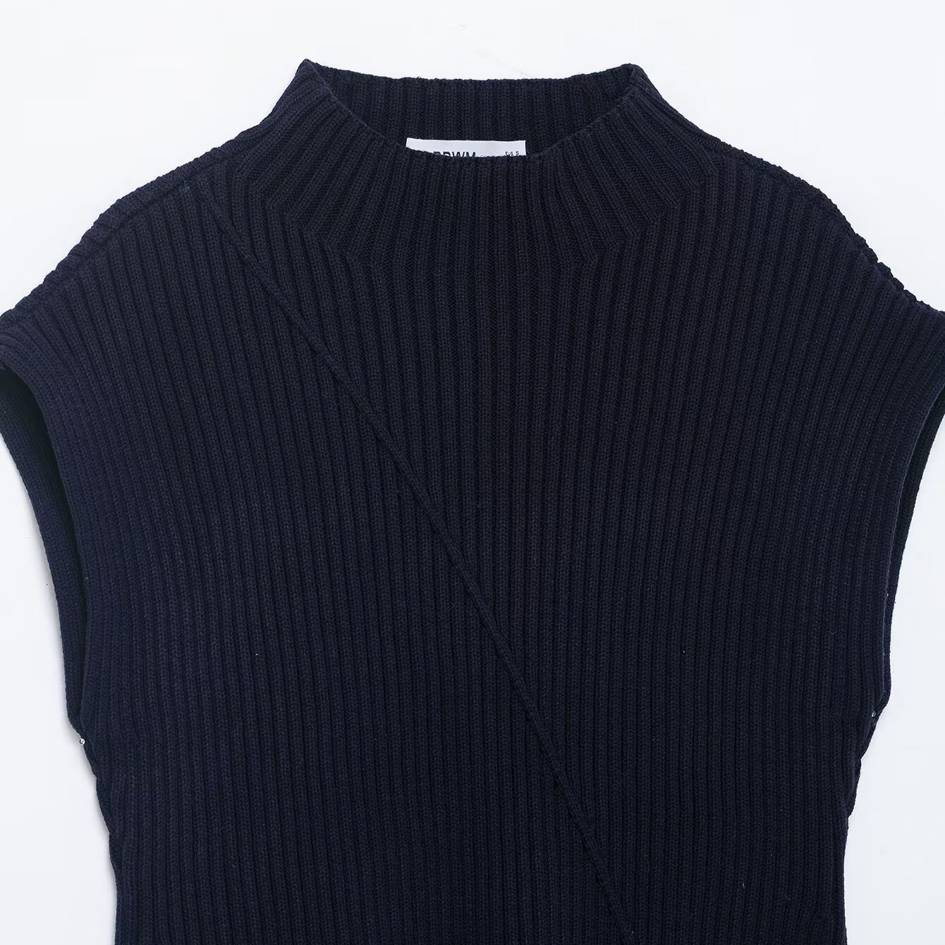 Ribbed Knit Tank Top - Stylish European Style Vest KUN-00012