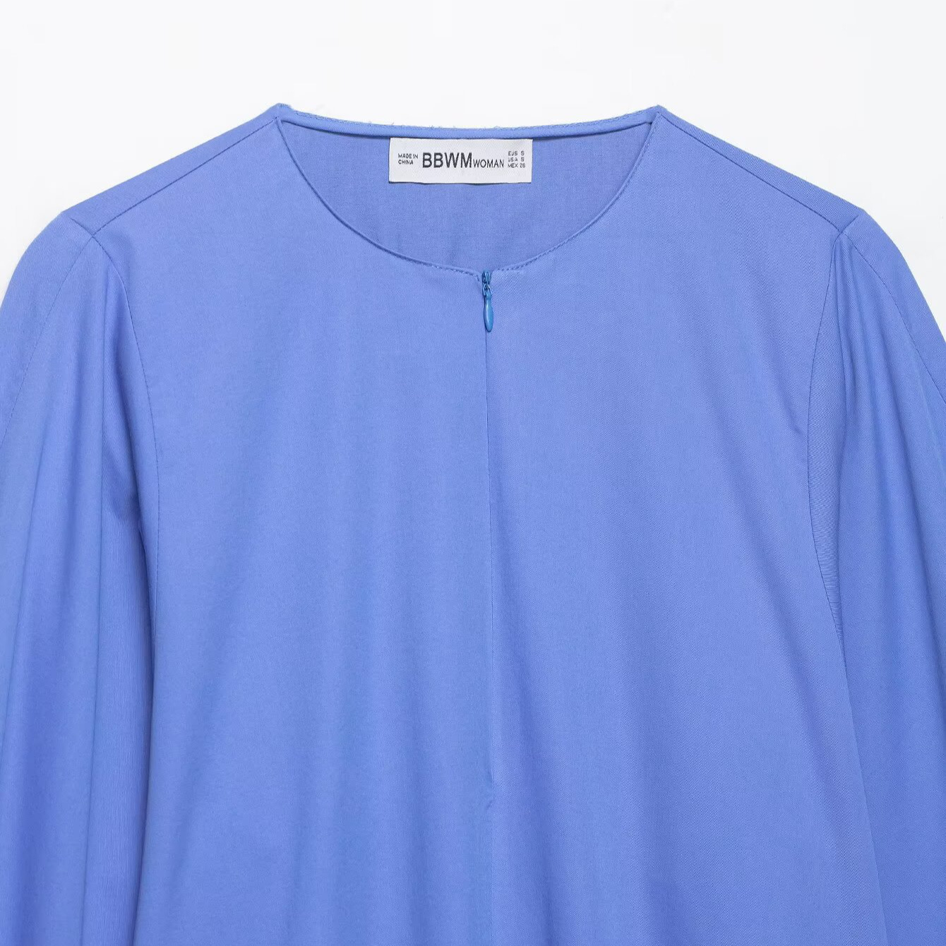 Poplin Balloon Sleeve Blouse - Chic European Style KUN-00046