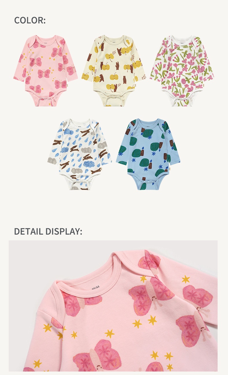Body kimono per neonati in pura fibra di bambù