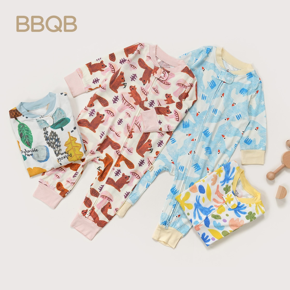 Bamboo Fiber Baby One-Piece Romper