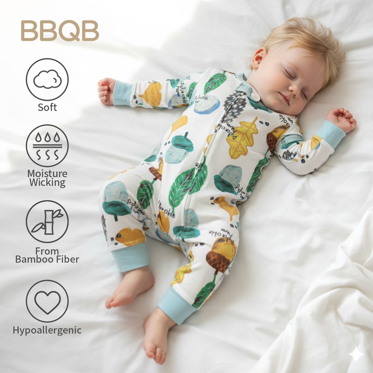 Bamboo Fiber Baby One-Piece Romper