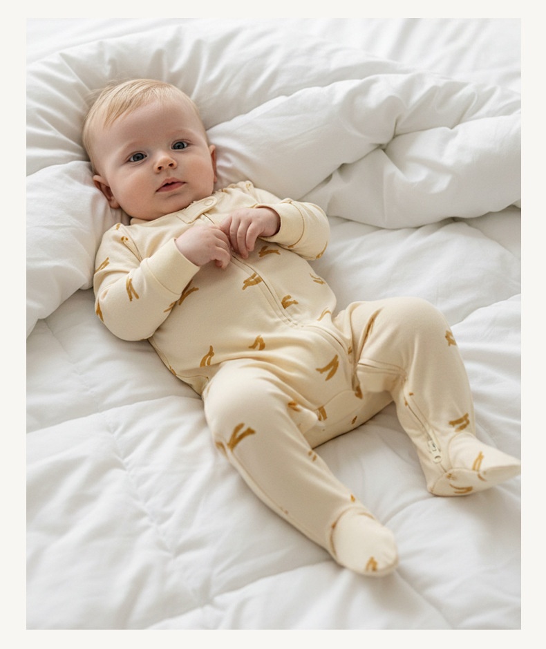 Baby High-Waisted Cotton Leggings with Cute Patches