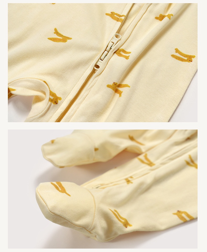 Baby High-Waisted Cotton Leggings with Cute Patches
