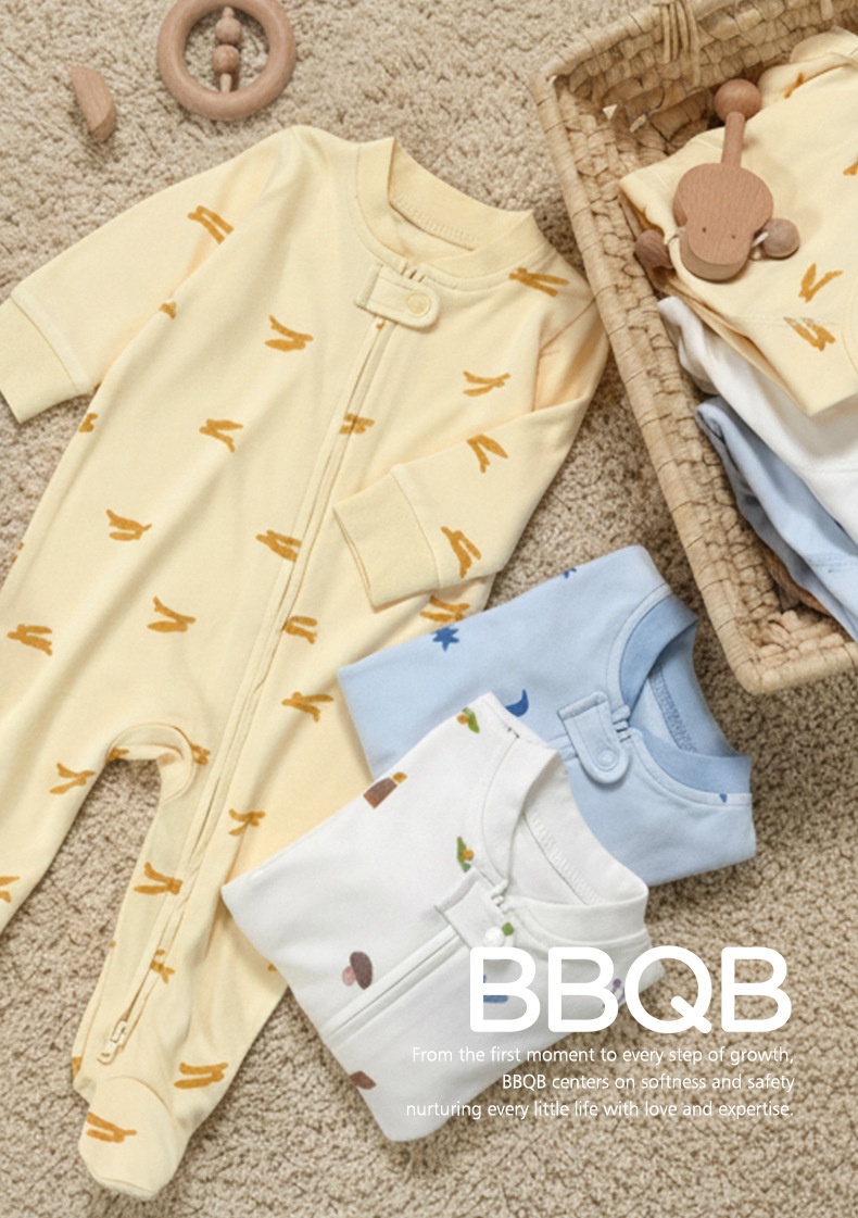 Baby High-Waisted Cotton Leggings with Cute Patches