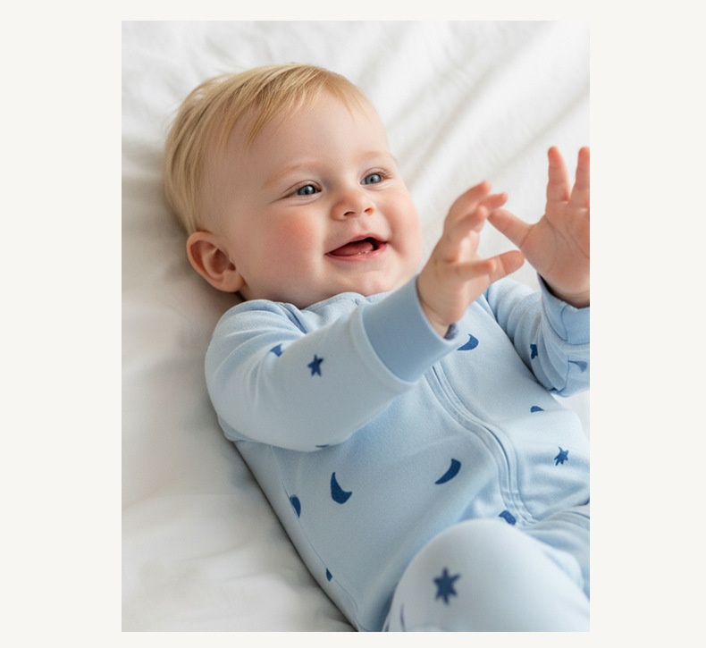 Baby High-Waisted Cotton Leggings with Cute Patches