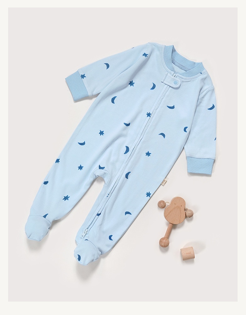 Baby High-Waisted Cotton Leggings with Cute Patches