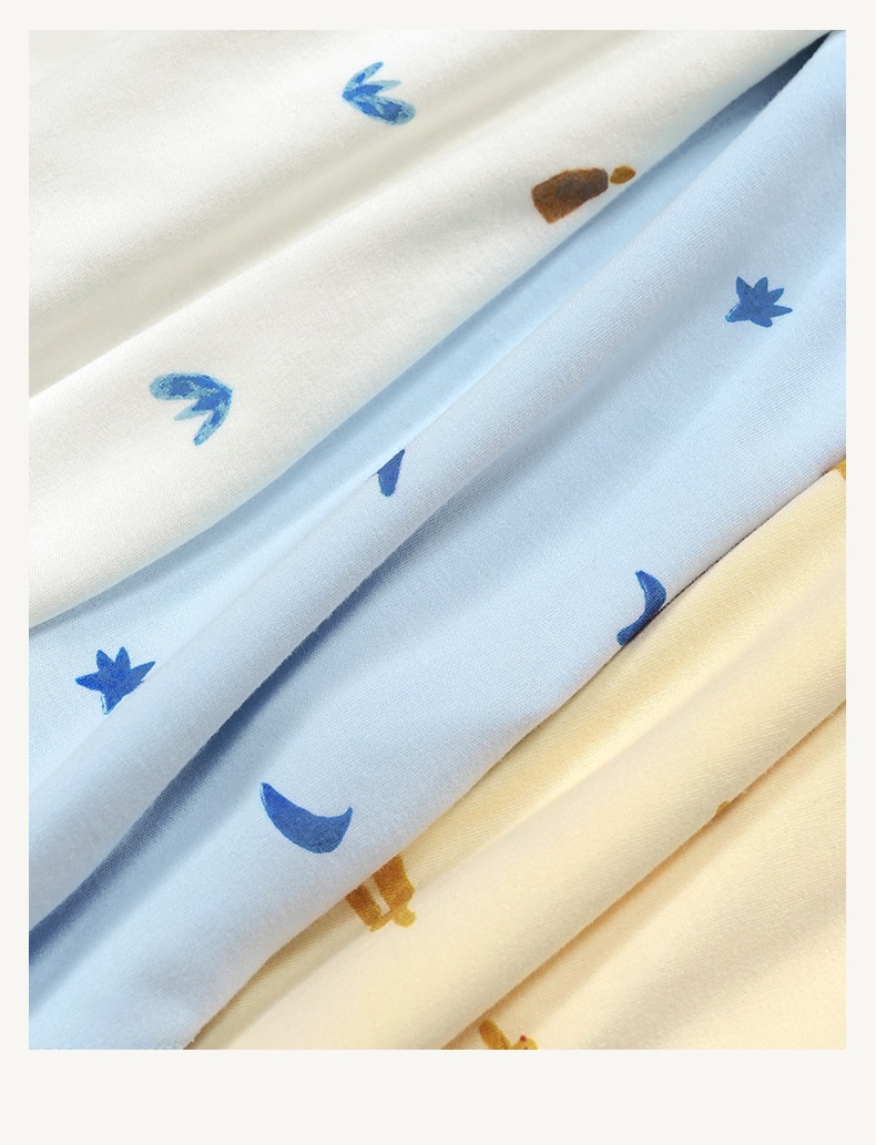 Baby High-Waisted Cotton Leggings with Cute Patches