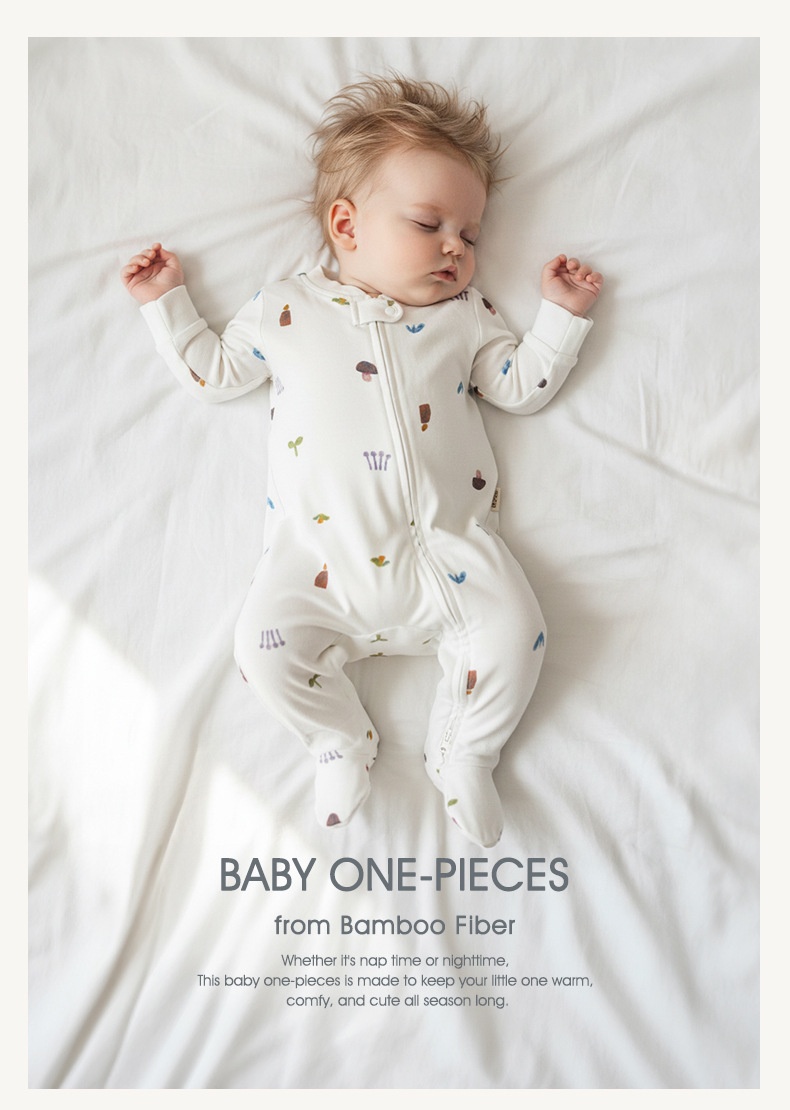 Baby High-Waisted Cotton Leggings with Cute Patches