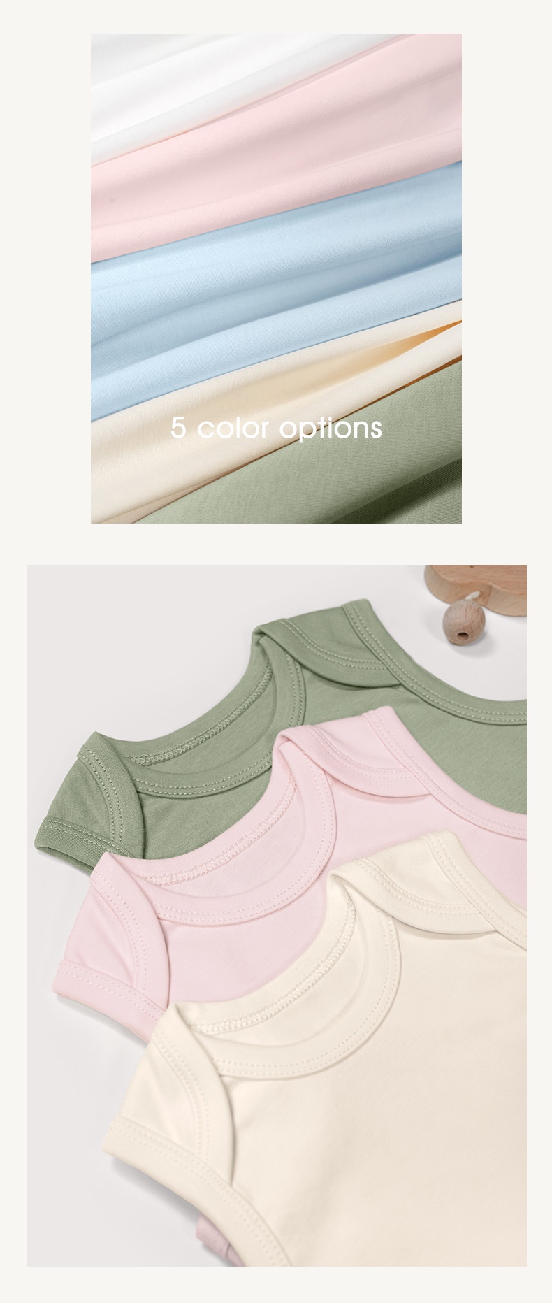 Bamboo Viscose Baby Zipper Sleeper