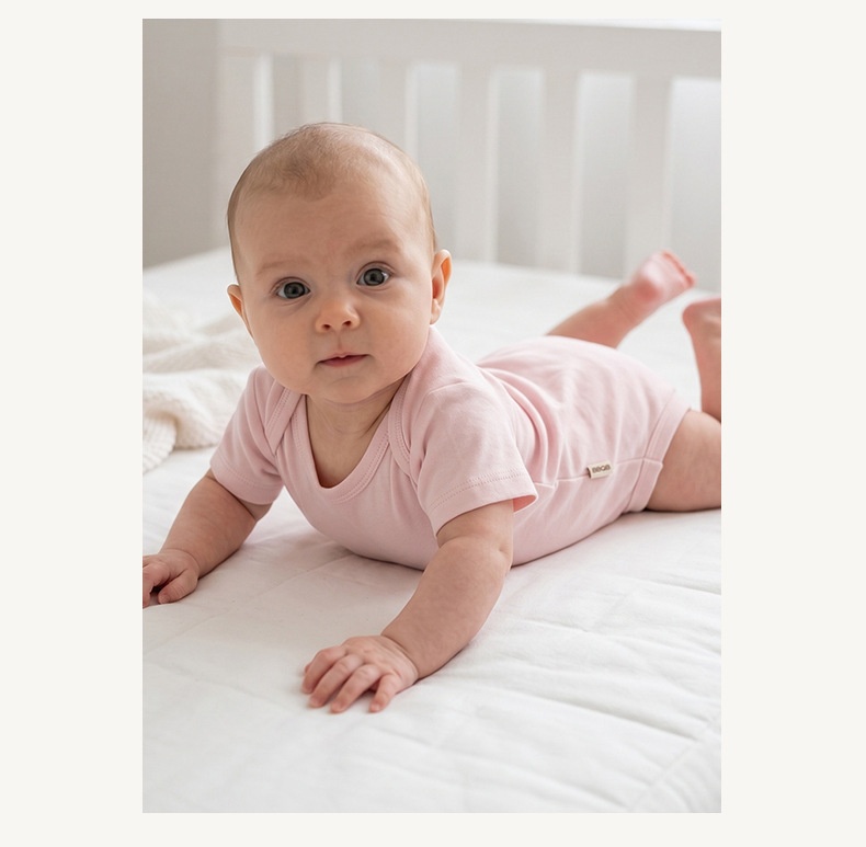 Organic Cotton Newborn Sleeper Gown - Soft Baby Sleepwear