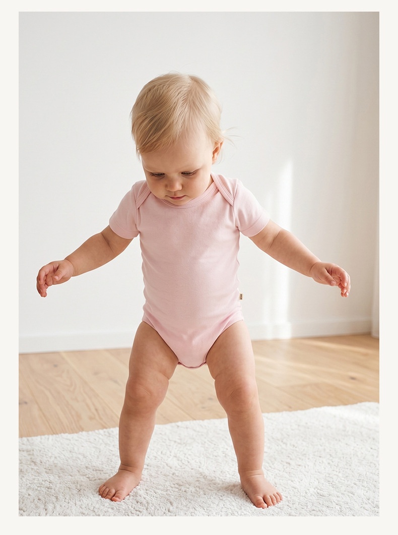 Organic Cotton Newborn Sleeper Gown - Soft Baby Sleepwear