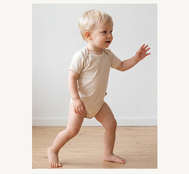 Organic Cotton Newborn Sleeper Gown - Soft Baby Sleepwear